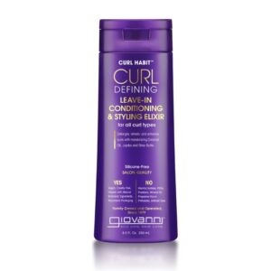 Giovanni Cosmetics Curl Habit Curl Defining Leave-In Conditioning & Styling Elixir